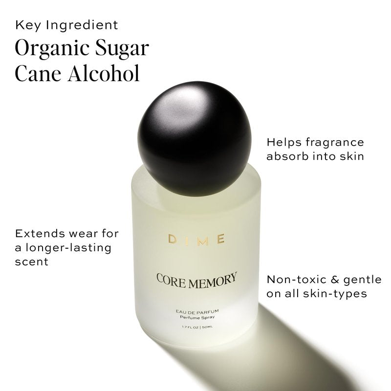 DIME Beauty Core Memory Perfume for Women, 1.7 oz / 50 ml - Bright & Citrusy Fragrance