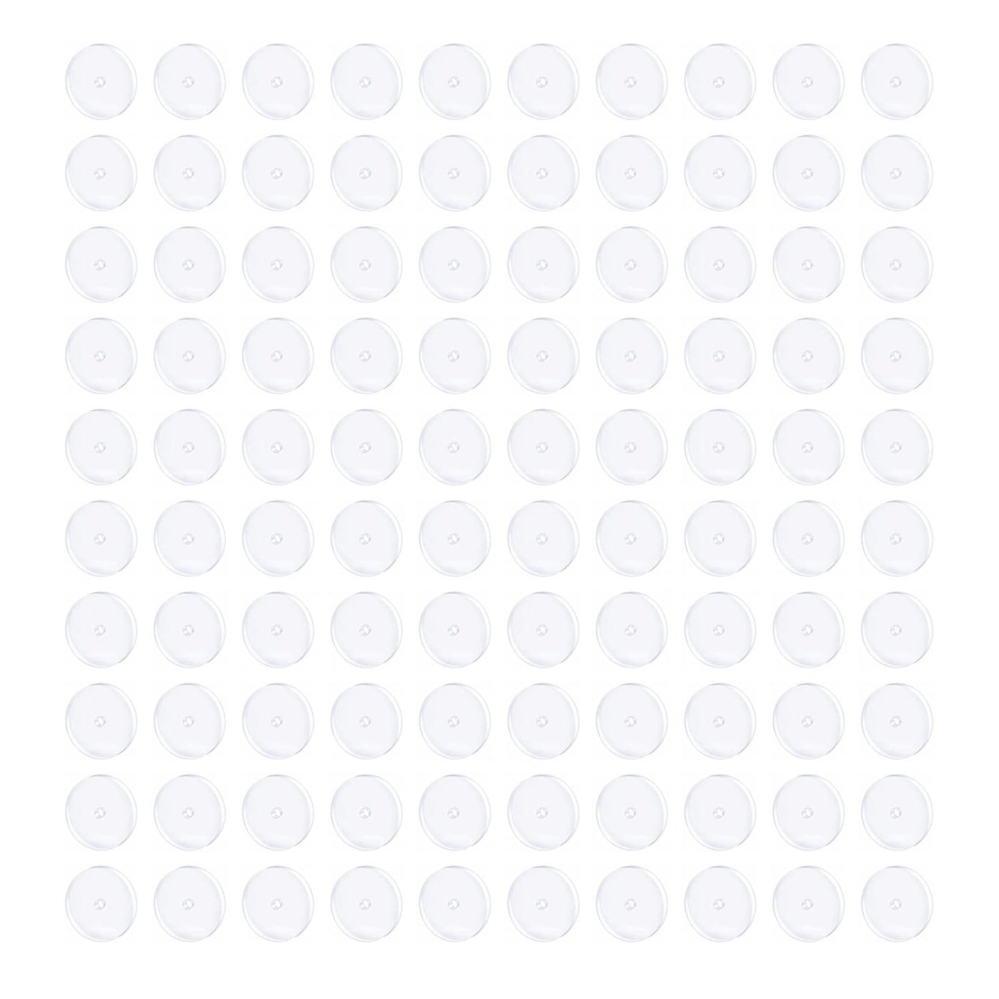 Bloomfall Clear Piercing Disc For Piercing Bump,Pressure Silicone Earrings For Keloids Healing Pads Belly Button Piercing Kit Nose Piercing Bump Treatment (7MM 100PCS)