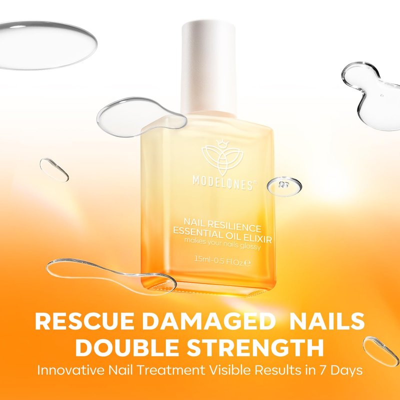 modelones Nail Strengthener and Growth Nail Repair for Damaged Nails Hardener Extra Strong and Growth Repair Mode Gifts