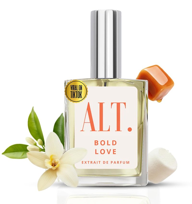 ALT. FRAGRANCES Bold Love - Inspired by Love Don’t Be Shy Perfume for Women, Extrait de Parfum, Long Lasting Fragrance, Warm Marshmallow Vanilla Scent, 60ml