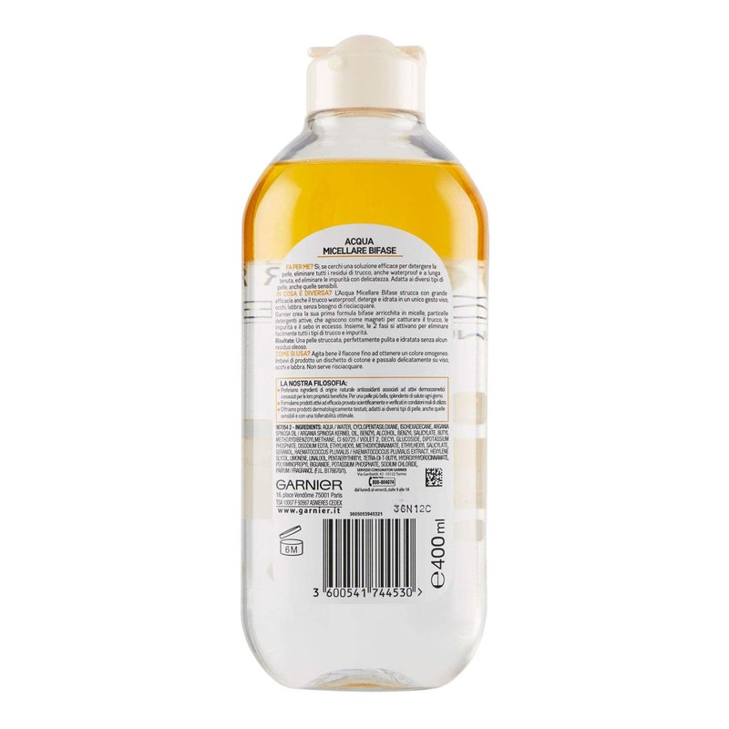 Garnier Micellar Water - Nourishing Argan Oil Formula | 400 ml for Gentle Cleansing