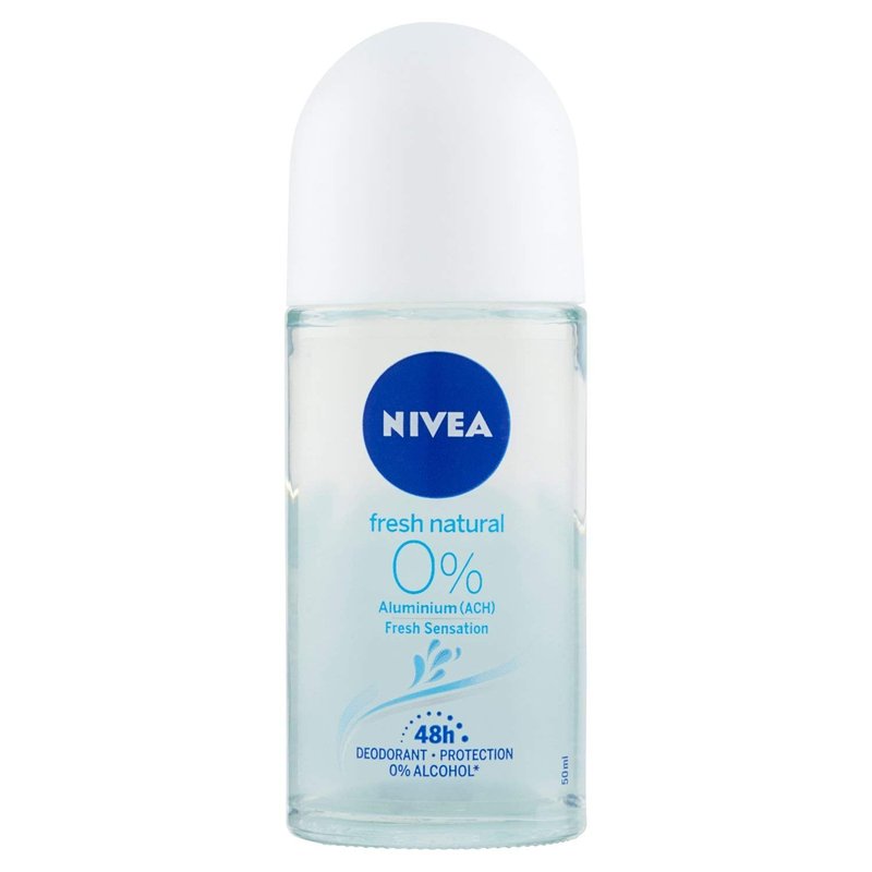 Nivea Aluminium-Free Deodorant - Fresh Natural Formula, 50g | 0% Aluminum, Pack of 1