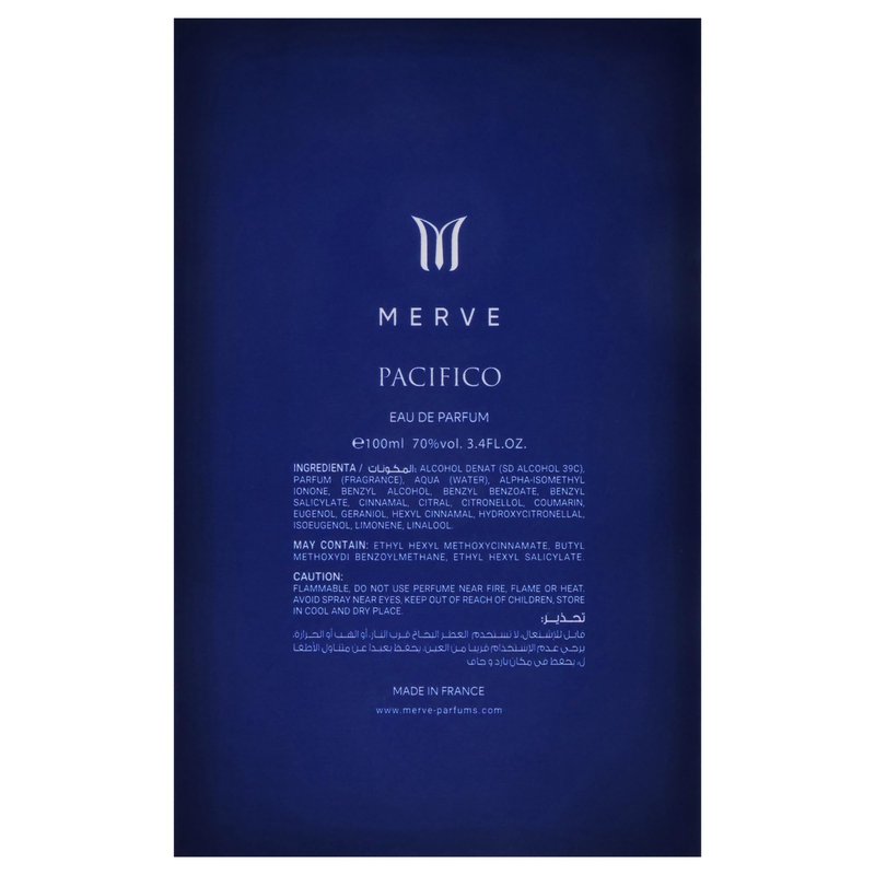 Merve Pacifico for Men - 3.4 oz EDP Spray