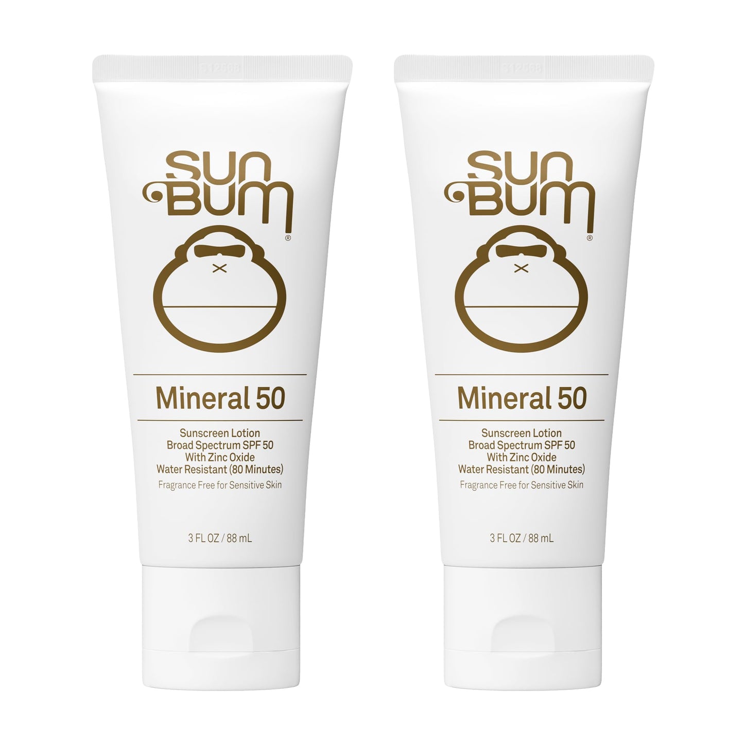 Sun Bum Mineral Spf 50 Sunscreen Lotion Vegan and Hawaii 104 Act Compliant (Octinoxate & Oxybenzone Free) Broad Spectrum Natural Sunscreen With UVA/UVB Protection 2 Pack