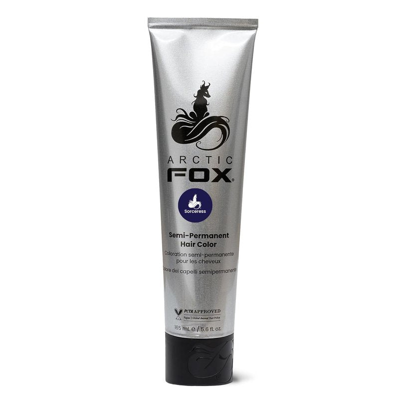 Arctic Fox Semi-Permanent Hair Color Dye - Vegan & Cruelty-Free Conditioning Formula | Midnight Blue, 5.6 fl oz