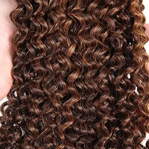 Brown Bundles Human Hair 18 20 22 Inch P4/30 Water Wave 3 Bundles Brazilian Virgin Remy Hair Double Weft Weave Human Hair Extensions