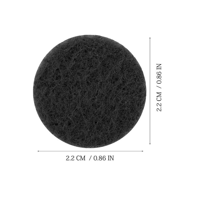 GLEAVI Aromatherapy Diffuser Refill Pads 100Pcs Cotton Essential Oil Diffuser Pads for Vent Clip Necklace Air Freshener Replacement 0.86X0.86X0.11In
