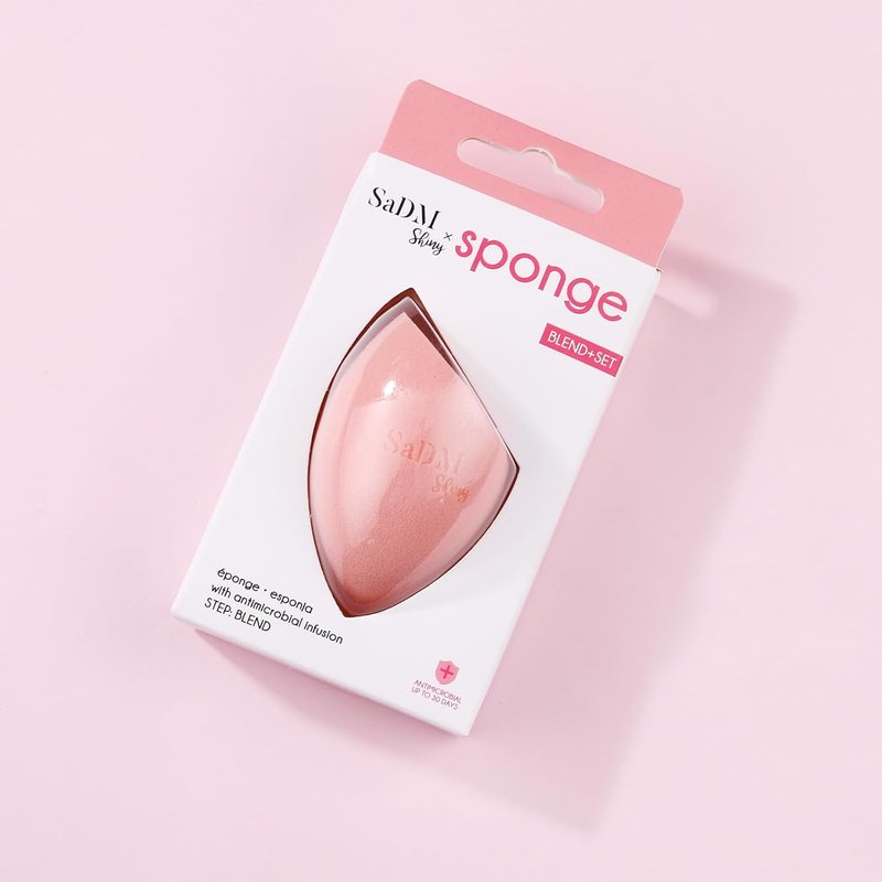 Makeup Blender Sponge - Streak-Free Applicator for Liquid & Cream Foundation | Washable, Latex-Free, Ideal for Dry & Wet Use