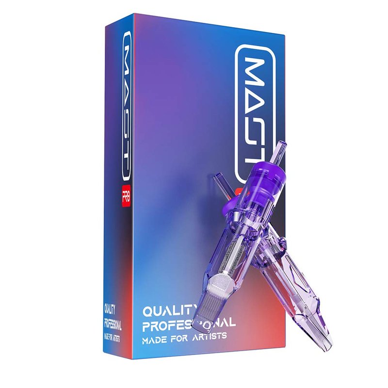 Mast Pro Tattoo Cartridges 20Pcs Disposable Needles Bugpin 0.25MM Round Liner 0803 Round Liner