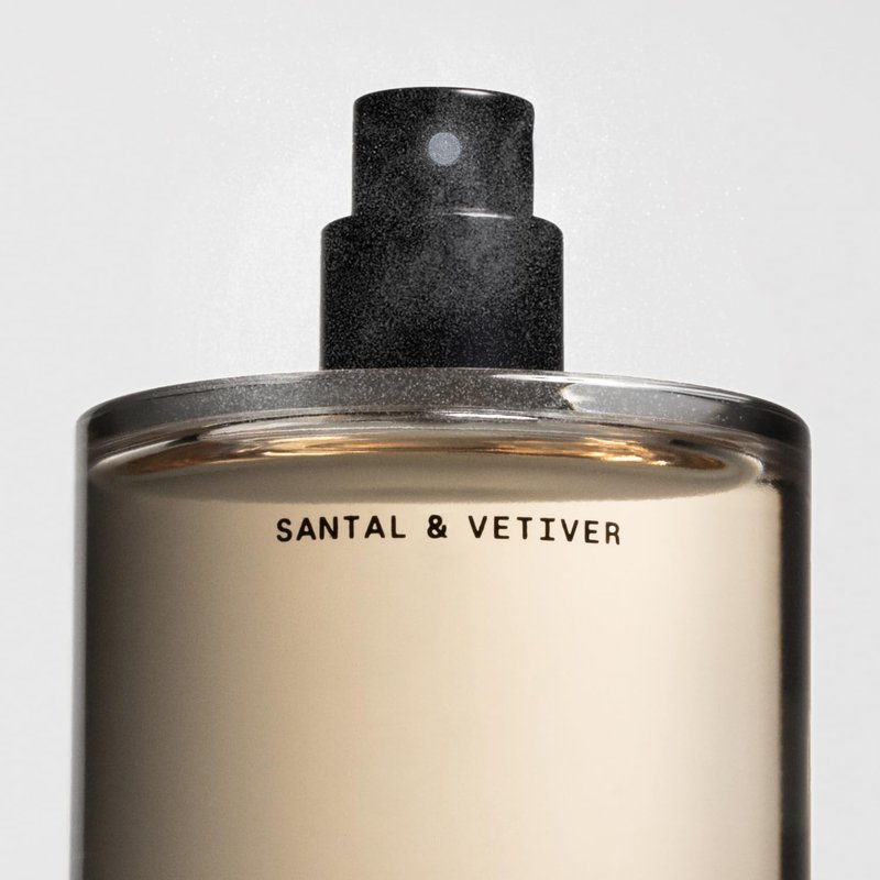 Salt & Stone Body Mist | Santal & Vetiver | Skincare Infused Hair & Body Spray for Women and Men | Hydrating Fragrance with Glycerin and Red Algae | Vegan, Cruelty Free, 3.4 fl oz