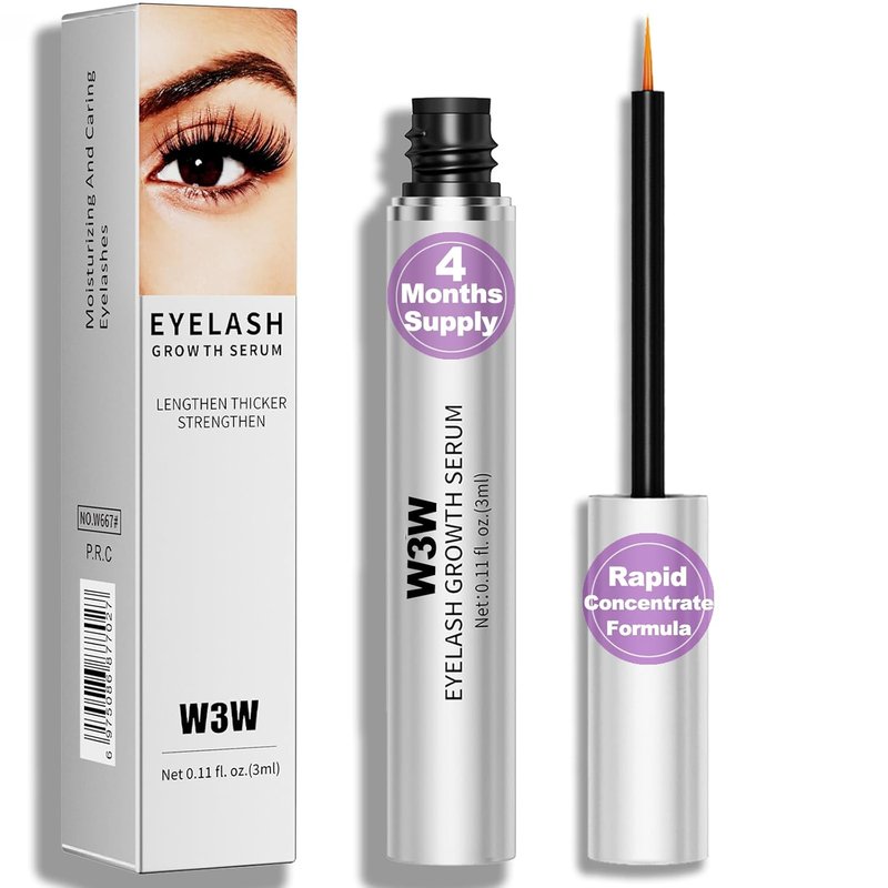 Eyelash Growth Serum - Rapid Lash & Brow Enhancer for Stronger, Healthier Lashes | Vegan & Cruelty-Free (1 PCS)