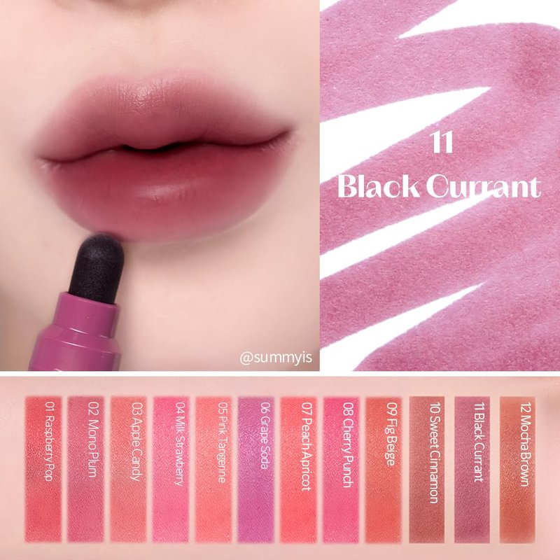 Etude Dear Darling Marker Tint - Hydrating Black Currant Lip Stain | High Pigment with Easy Application Tip