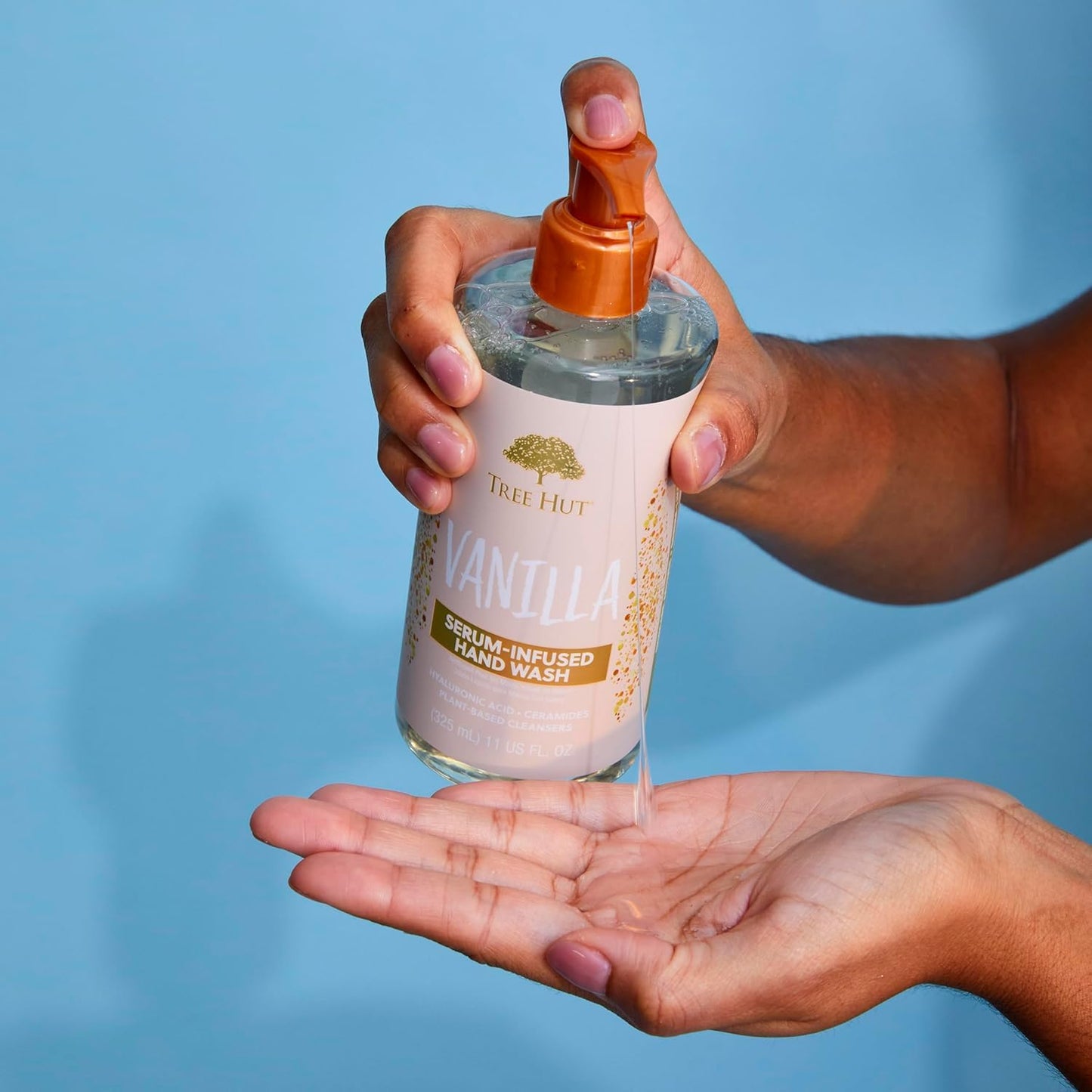 Tree Hut Vanilla Hand Wash - Nourishing Serum Infused Formula for Hydrated Skin | 11 fl oz