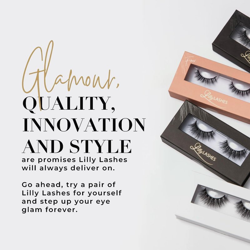 Lilly Lashes Clear Eyelash Glue - Brush-On Latex-Free Adhesive for False & Natural Lashes