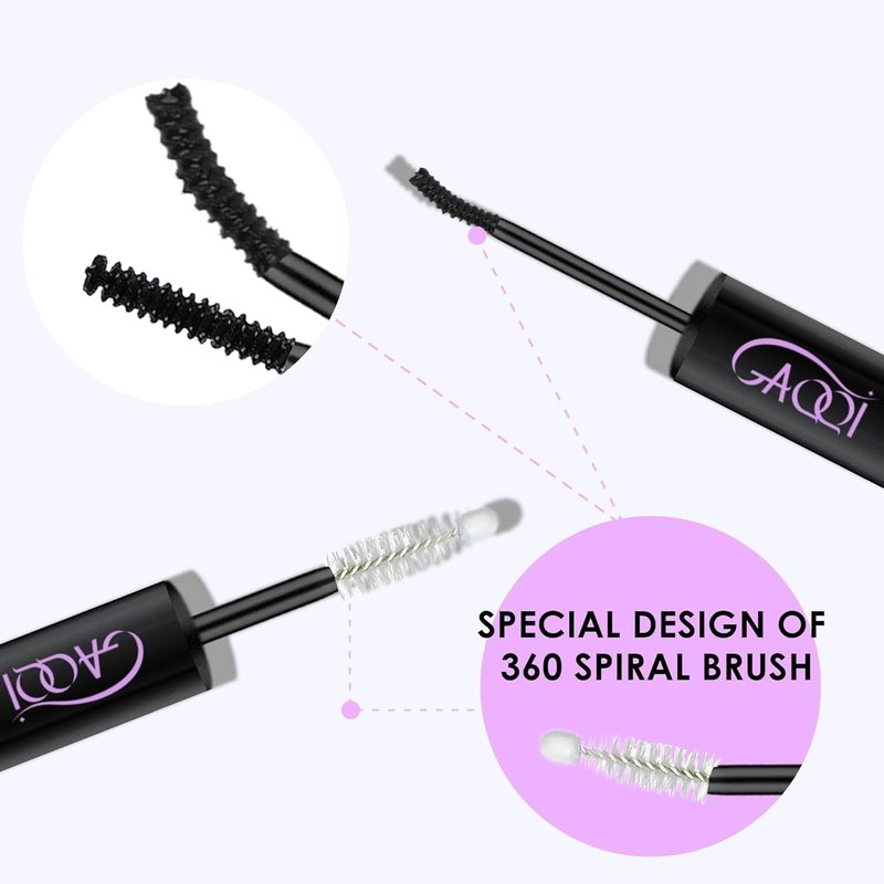 GAQQI Lash Bond & Seal | Waterproof 3-in-1 Eyelash Adhesive Kit for Strong Hold & Quick Removal - 2 Pcs