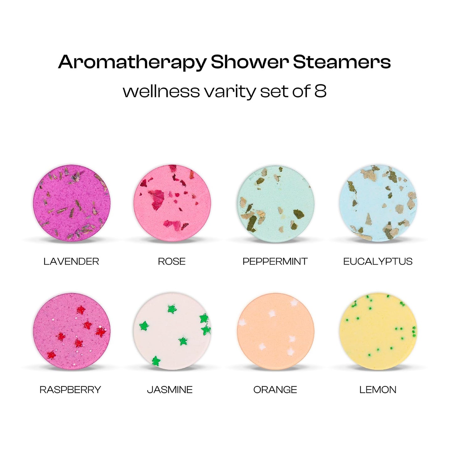 Shower Steamers Aromatherapy for Women Shower Bombs Great Smell with Natural Essential Oil, Perfect Gifts for Girls, Relaxing Set for Self Care SPA -Ideal Birthday, Pack of 8 (Multicolor)