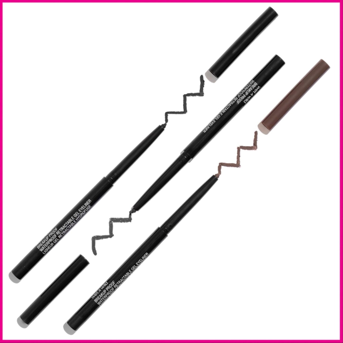 Wet n Wild Mega Last Liquid Eyeliner - Waterproof, Smudge Resistant, Quick Drying | Blackest Black, 16-Hour Wear