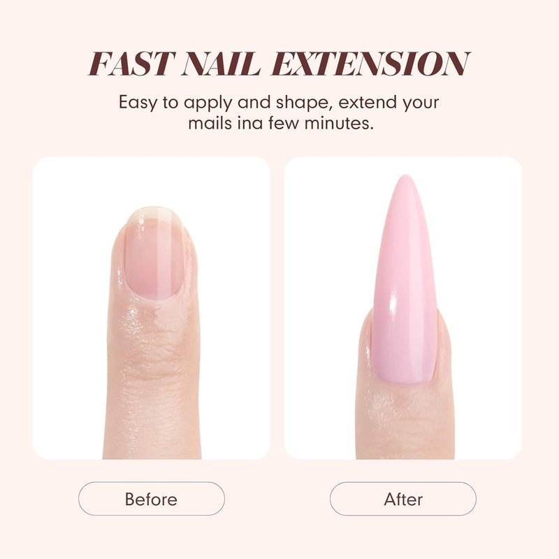 Acrylic Nail Kit for Beginners - 8.12fl.oz EMA Monomer Liquid & Brush Set | Complete Starter Set