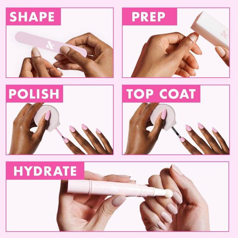 Olive & June Quick Dry Nail Polish - Swan Opaque White | Vegan, Smudgeproof & Lasts Up to 5 Days