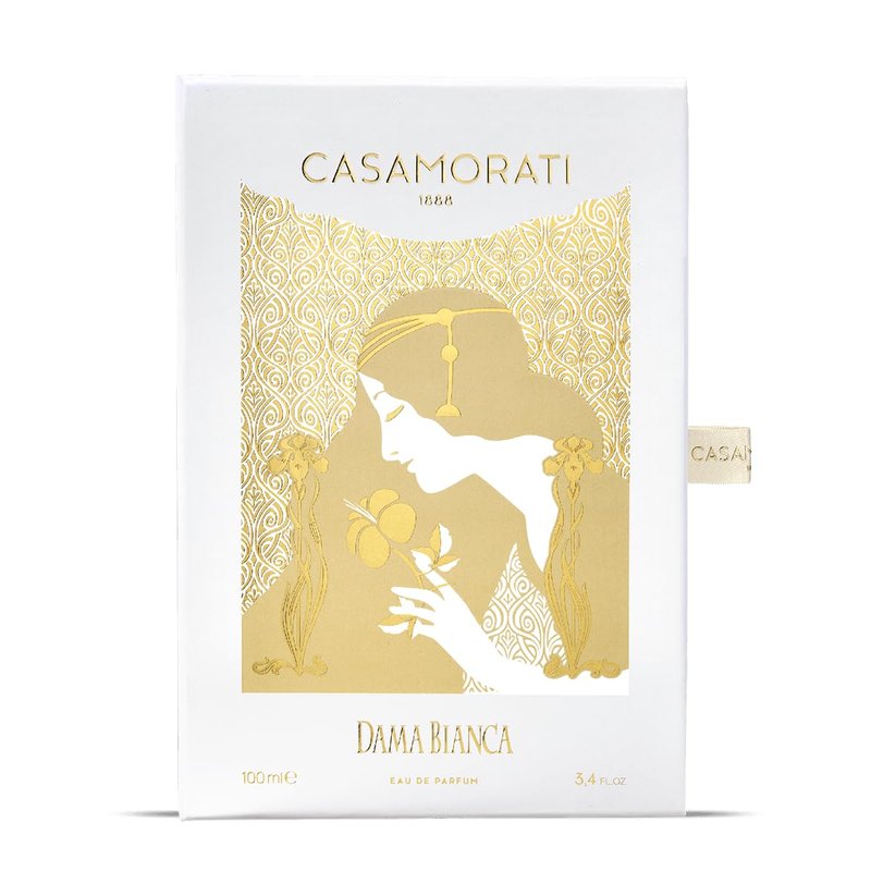 Casamorati Dama Bianca Eau de Parfum 100ml / 3.4 fl oz – Soft Floral Vanilla Musk Fragrance