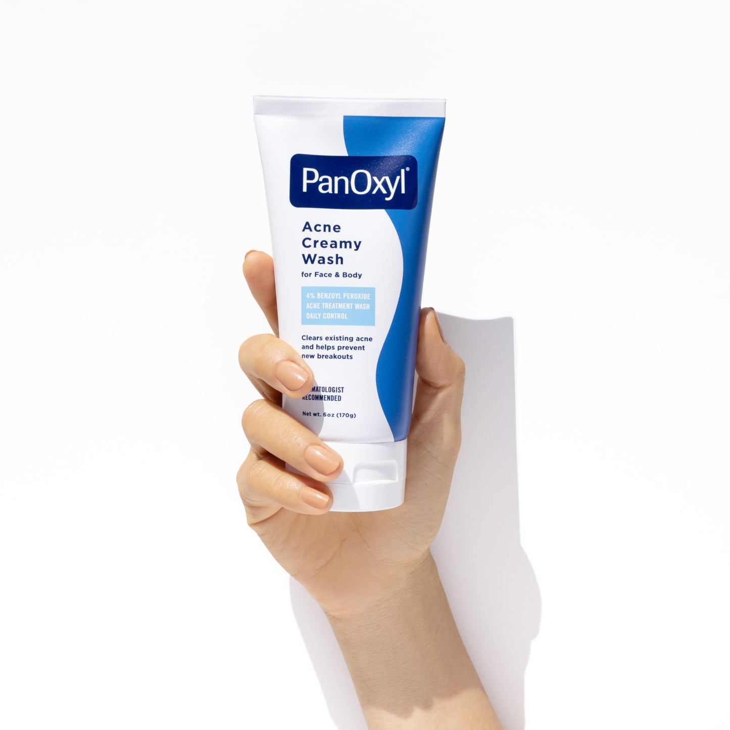 PanOxyl 4 Acne Creamy Wash, 4% Benzoyl Peroxide 6 oz (Pack of 5)