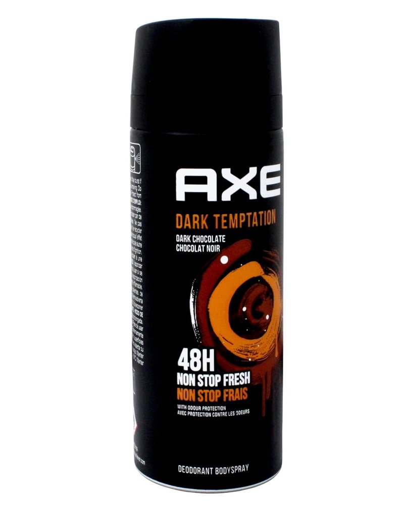 Axe Body Spray - Dark Temptation Deodorant for Long-Lasting Odor Protection | 5.1 oz, 4 Count
