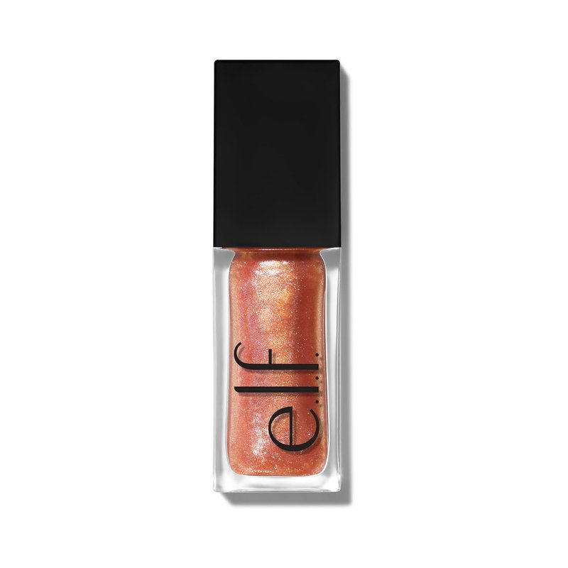 e.l.f. Glow Reviver Plumping Lip Oil - Tinted Lip Plumper for High-Shine, Plump Finish | Vegan & Cruelty-Free, Apricot Feelings