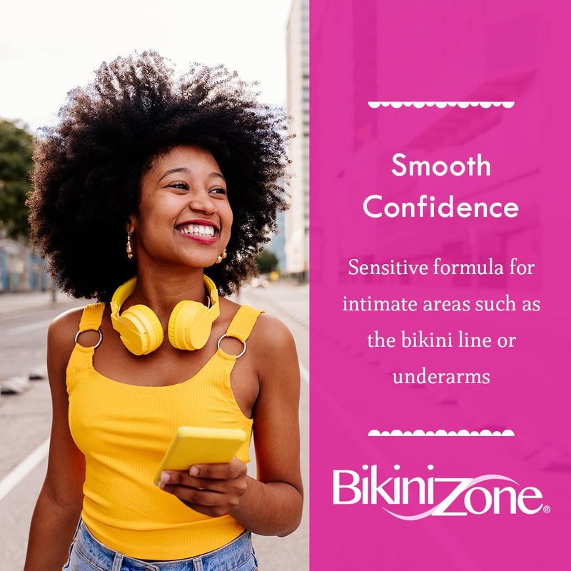 Bikini Zone Crème Hair Remover for Intimate Areas, 2 Oz, 1 Pack