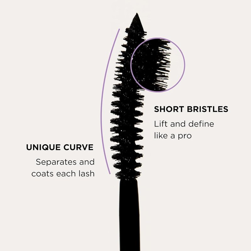 HALEYS Re-veal Lash Extension Mascara - Lengthening & Curling Black Formula for Defined, Fuller Lashes