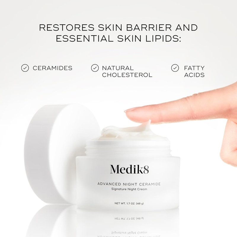 Medik8 Advanced Night Ceramide - Anti-Aging Night Cream with Skin Tightening Ceramides - 1.7 oz