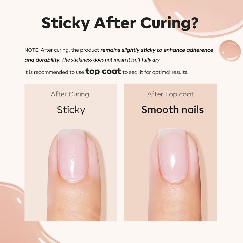 Modelones 8-in-One Builder Nail Gel - Neutral Nude Thickening Strengthener | LED Cured DIY Salon Gel