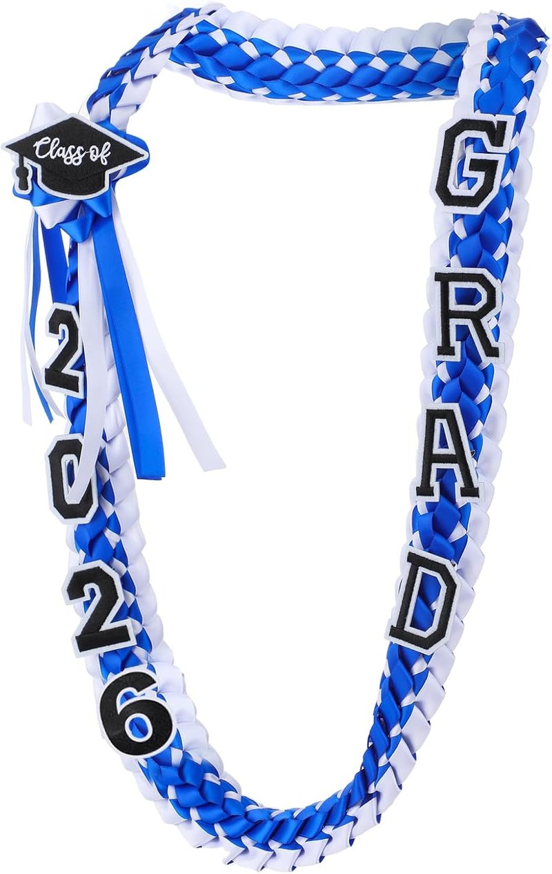 Graduation Leis for Class of 2026 - Handmade Double Braided Money Lei Necklace | Perfect Graduation Gift