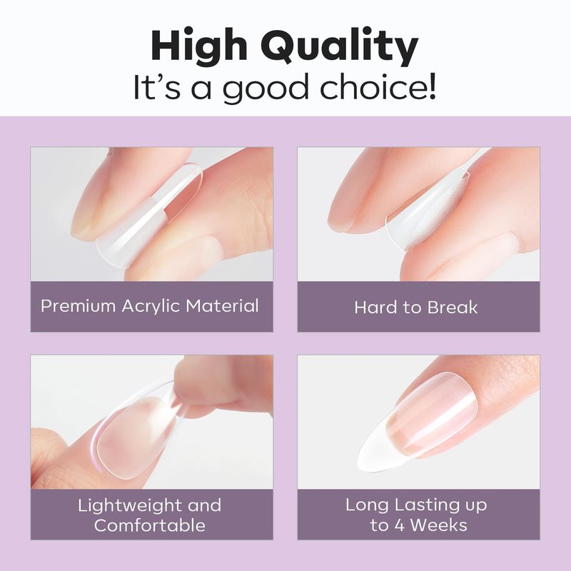 Modelones Extra Short Square Fake Nail Tips - 510Pcs Full Matte Gel Kit for DIY Salon | 15 Sizes Available