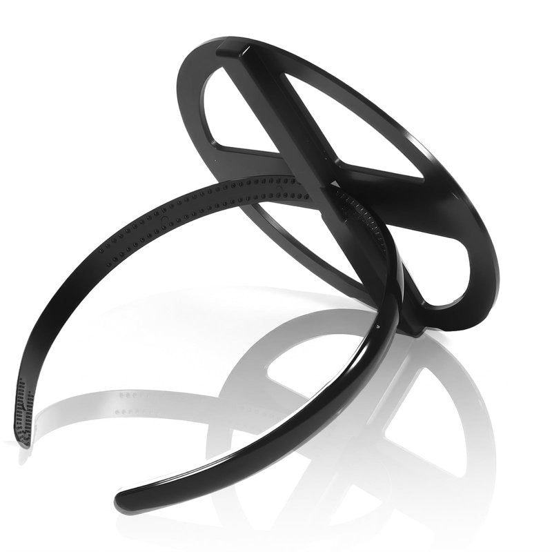 EMOOULI Black Graduation Cap HeadBand, Secure Grad And Hairstyle, Not Change Hair, Grad Cap Hairband for Graduates, Students (1)