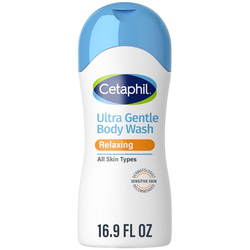 Cetaphil Ultra Gentle Body Wash - Soothing Aloe Vera & Calendula for Sensitive Skin | 16.9oz