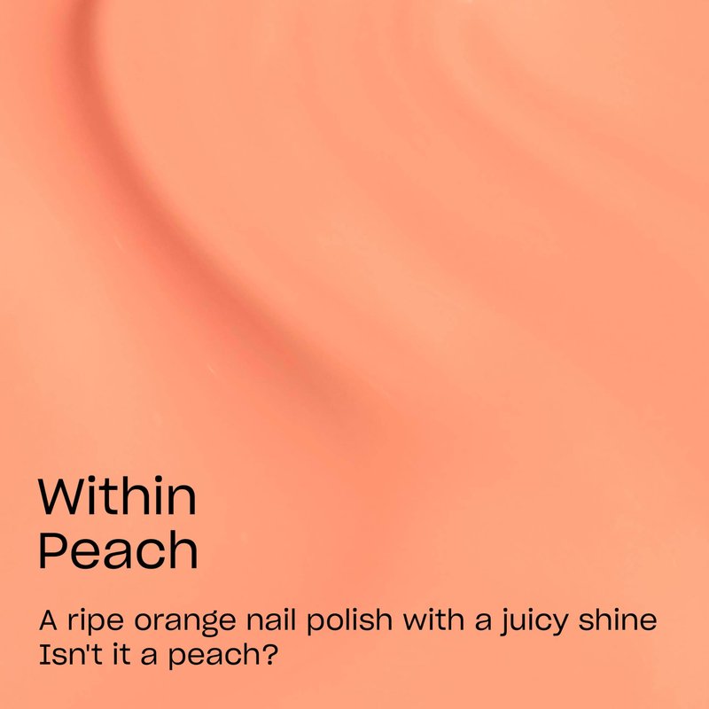 OPI RapiDry Within Peach | Opaque Bright Orange Crème Quick Dry Nail Polish | Vegan, Smudge Proof, Fast Drying