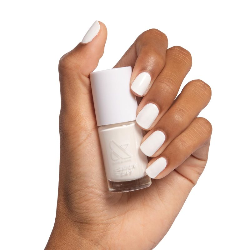 Olive & June Quick Dry Nail Polish - Swan Opaque White | Vegan, Smudgeproof & Lasts Up to 5 Days