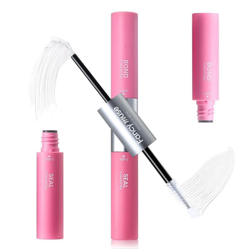 Skiennix Lash Bond and Seal Glue - Clear Waterproof Eyelash Adhesive with Vitamin E | 120H Long-Lasting Comfort