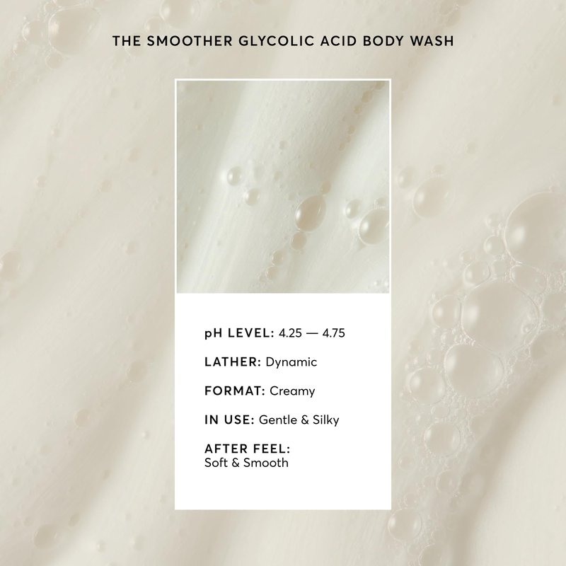 Naturium The Smoother Glycolic Acid Exfoliating Body Wash, Soft & Smoothing Cleanser, 16.9 oz