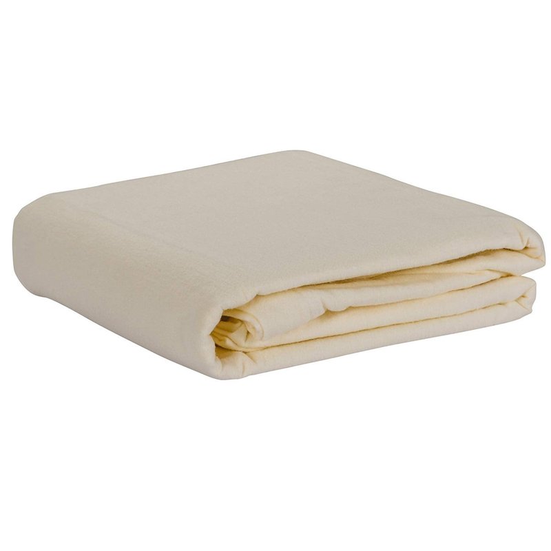 EarthLite Flannel Massage Table Sheet Set Essentials – Commercial Grade, Soft, Double-Napped 3-Piece Set (Top, Fitted, Face Pillow Cover) (Updated), Natural (44355)