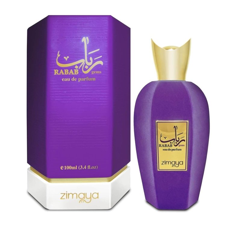 Afnan Zimaya Rabab Gems Eau de Parfum Spray - Unisex Fragrance, 3.4 Ounce Bottle