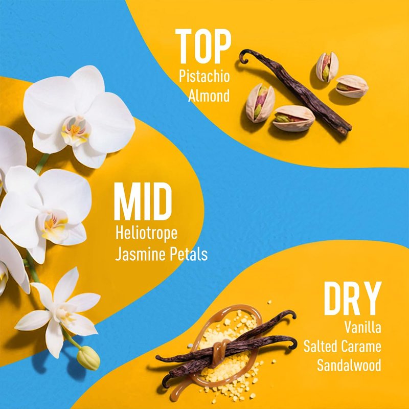 **Irresistible Sunshine | 3 FL OZ Hair and Body Fragrance Mist for Women - Gourmand Floral Scent with Pistachio & Caramel Vanilla**