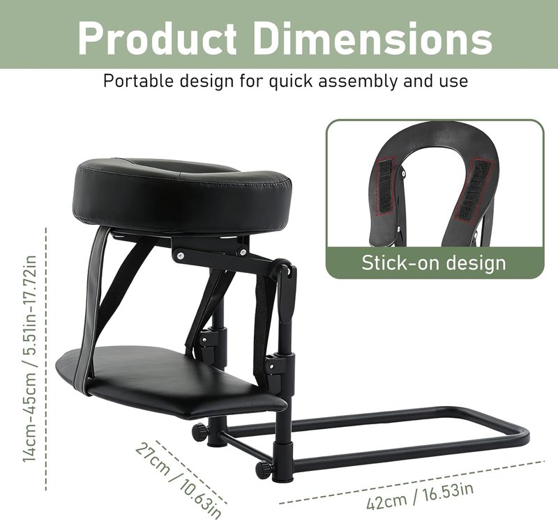 Adjustable Massage Headrest for Bed - Portable Face Cradle Pillow | Ideal for Post-Surgery Comfort