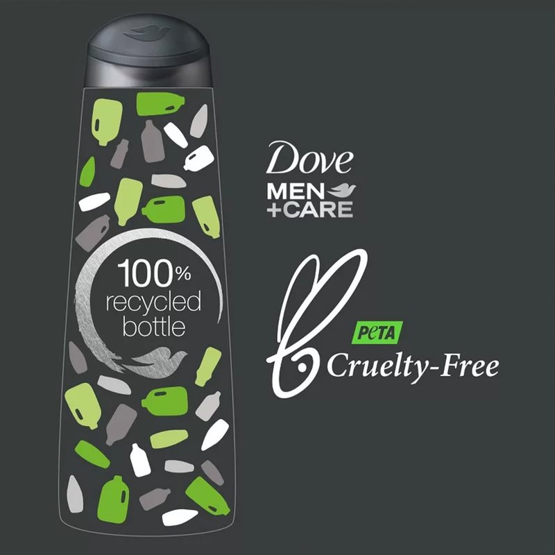 Dove Men+Care Travel Essentials Bundle - Extra Fresh Body & Face Wash & Fresh + Clean 2-in-1 Shampoo, 3 Oz Each