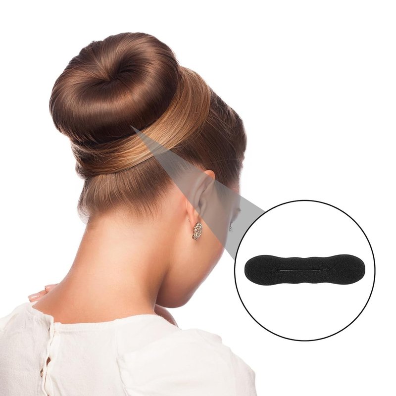 Skiennix Hair Bun Maker - 9 Pcs Magic Snap Roll Foam Sponges for Effortless Styling | Ideal for Ballet & French Twist
