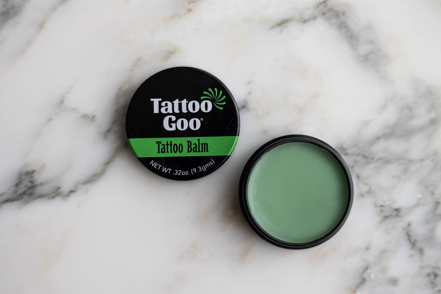 Tattoo Goo Tattoo Aftercare Balm, 0.75 oz (Travel Size), Natural Olive Oil & Beeswax, Supports Vibrant Color, Hydrates Fresh Ink, Moisturizing & Lightweight, No Petroleum, Mild Scent