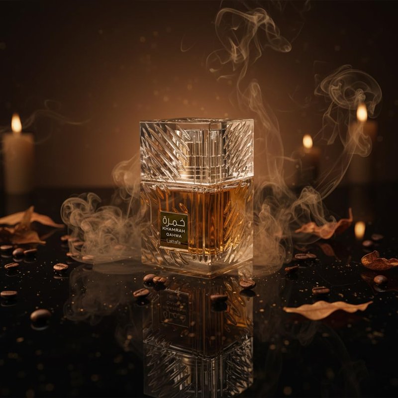 Lattafa Khamrah Eau De Parfum Unisex 3.4 Fl Oz - Long-Lasting Arabic Fragrance | Luxury Gift Set with Spicy, Sweet & Woody Notes