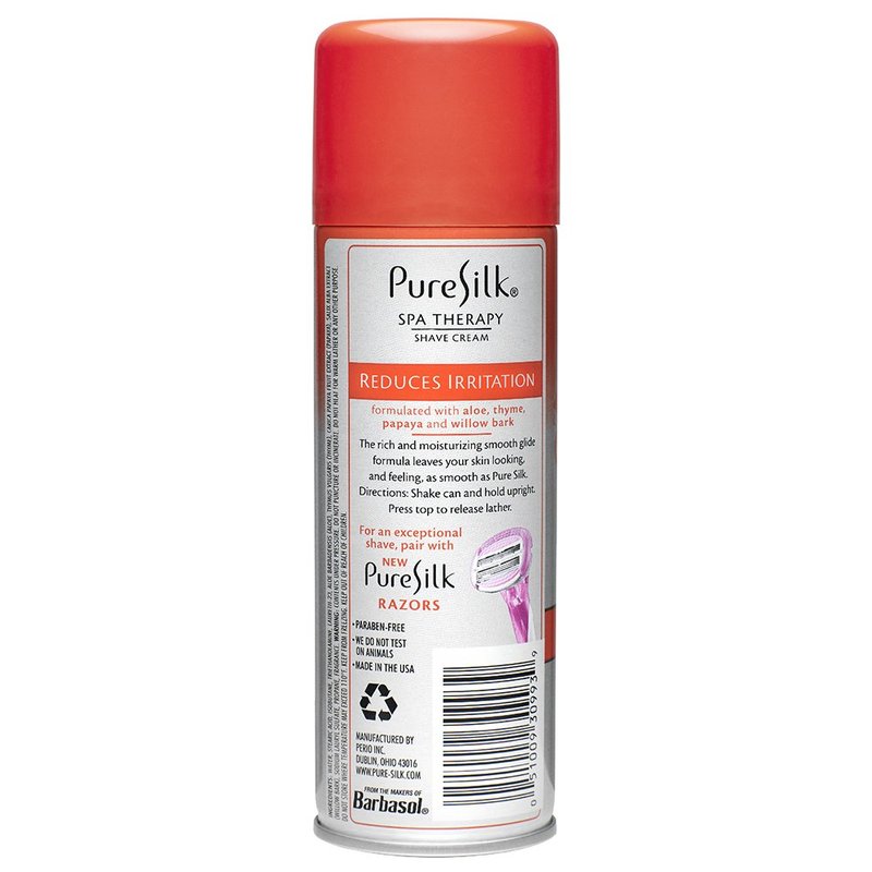 Pure Silk Sensitive Skin Spa Therapy Shave Cream for Women, 7.25 Oz