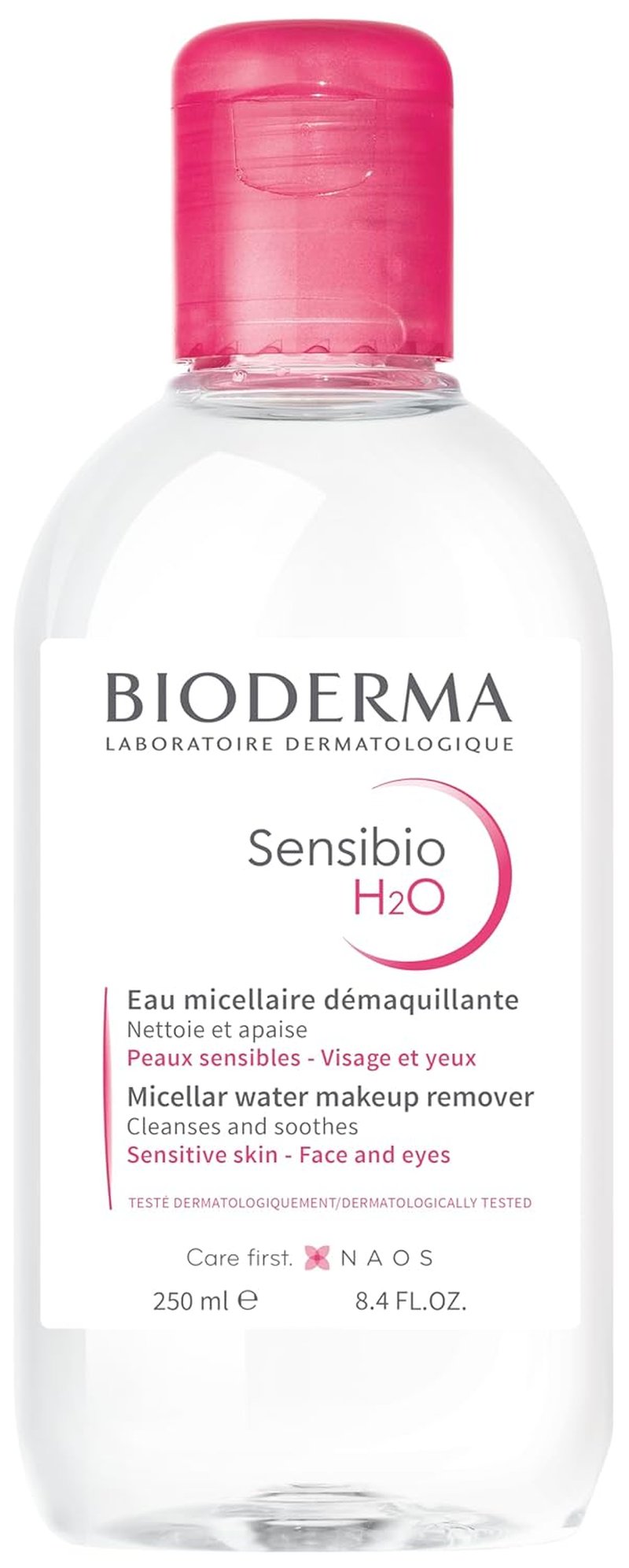 Bioderma Sensibio H2O Micellar Water - Gentle Makeup Remover for Sensitive Skin | Fragrance-Free, No Rinse