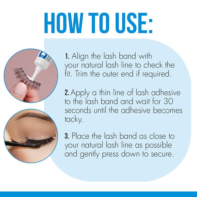 DUO Strip Lash Adhesive – Long-Lasting Clear Eyelash Glue for False Lashes | 0.25 oz